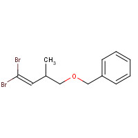 78968-90-8 (4,4-dibromo-2-methylbut-3-enoxy)methylbenzene chemical structure