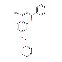 747414-16-0 2,4-bis(phenylmethoxy)-1-prop-1-en-2-ylbenzene chemical structure