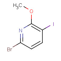 1310949-37-1 6-bromo-3-iodo-2-methoxypyridine chemical structure