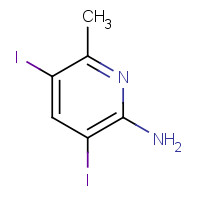 1000342-88-0 3,5-diiodo-6-methylpyridin-2-amine chemical structure