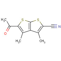 845266-23-1 5-acetyl-3,4-dimethylthieno[2,3-b]thiophene-2-carbonitrile chemical structure