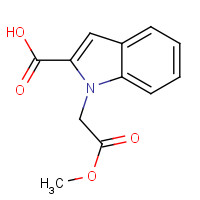 136382-26-8 1-(2-methoxy-2-oxoethyl)indole-2-carboxylic acid chemical structure