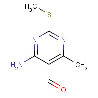 1268522-00-4 4-amino-6-methyl-2-methylsulfanylpyrimidine-5-carbaldehyde chemical structure