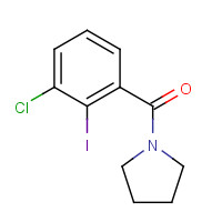 1319197-19-7 (3-chloro-2-iodophenyl)-pyrrolidin-1-ylmethanone chemical structure