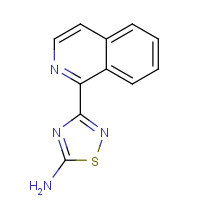 1179359-64-8 3-isoquinolin-1-yl-1,2,4-thiadiazol-5-amine chemical structure