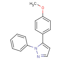 33064-24-3 5-(4-methoxyphenyl)-1-phenylpyrazole chemical structure