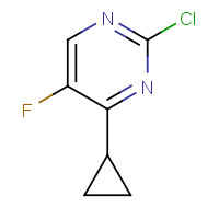1312535-71-9 2-chloro-4-cyclopropyl-5-fluoropyrimidine chemical structure