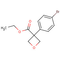 1370035-61-2 ethyl 3-(4-bromophenyl)oxetane-3-carboxylate chemical structure