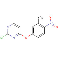 853299-13-5 2-chloro-4-(3-methyl-4-nitrophenoxy)pyrimidine chemical structure