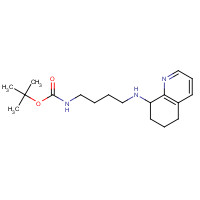 558446-23-4 tert-butyl N-[4-(5,6,7,8-tetrahydroquinolin-8-ylamino)butyl]carbamate chemical structure