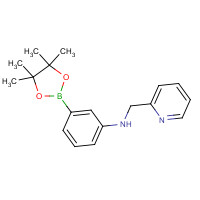 1610521-43-1 N-(pyridin-2-ylmethyl)-3-(4,4,5,5-tetramethyl-1,3,2-dioxaborolan-2-yl)aniline chemical structure
