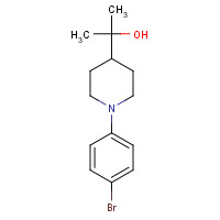 1415794-25-0 2-[1-(4-bromophenyl)piperidin-4-yl]propan-2-ol chemical structure