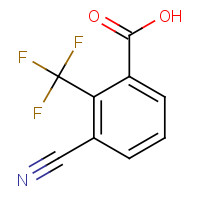 1227578-90-6 3-cyano-2-(trifluoromethyl)benzoic acid chemical structure