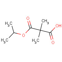 7695-26-3 2,2-dimethyl-3-oxo-3-propan-2-yloxypropanoic acid chemical structure