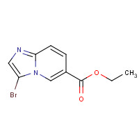 1215504-30-5 ethyl 3-bromoimidazo[1,2-a]pyridine-6-carboxylate chemical structure