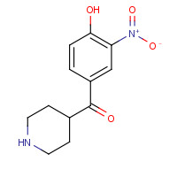 1514925-88-2 (4-hydroxy-3-nitrophenyl)-piperidin-4-ylmethanone chemical structure