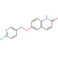 1428558-14-8 6-[(6-chloropyridin-3-yl)methoxy]-1H-quinolin-2-one chemical structure