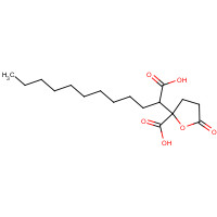 469-77-2 2-(1-carboxyundecyl)-5-oxooxolane-2-carboxylic acid chemical structure