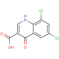 35973-27-4 6,8-dichloro-4-oxo-1H-quinoline-3-carboxylic acid chemical structure