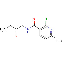 1228430-75-8 2-chloro-6-methyl-N-(2-oxobutyl)pyridine-3-carboxamide chemical structure