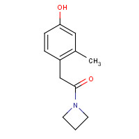 1402554-76-0 1-(azetidin-1-yl)-2-(4-hydroxy-2-methylphenyl)ethanone chemical structure