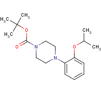 1121599-86-7 tert-butyl 4-(2-propan-2-yloxyphenyl)piperazine-1-carboxylate chemical structure