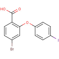 1099642-47-3 4-bromo-2-(4-iodophenoxy)benzoic acid chemical structure
