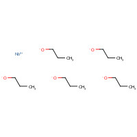 38874-17-8 niobium(5+);propan-1-olate chemical structure