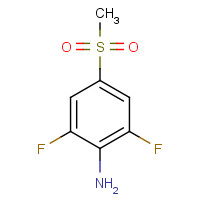 1147557-74-1 2,6-difluoro-4-methylsulfonylaniline chemical structure