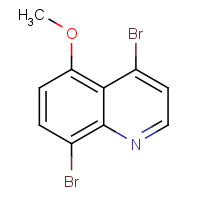 1253791-59-1 4,8-dibromo-5-methoxyquinoline chemical structure