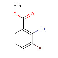 104670-74-8 methyl 2-amino-3-bromobenzoate chemical structure