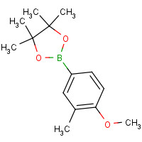 214360-63-1 2-(4-methoxy-3-methylphenyl)-4,4,5,5-tetramethyl-1,3,2-dioxaborolane chemical structure
