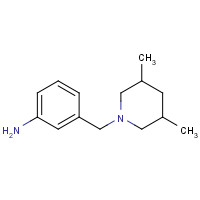 400776-61-6 3-[(3,5-dimethylpiperidin-1-yl)methyl]aniline chemical structure