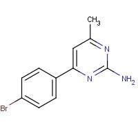 792942-45-1 4-(4-bromophenyl)-6-methylpyrimidin-2-amine chemical structure