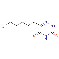 862767-64-4 6-hexyl-2H-1,2,4-triazine-3,5-dione chemical structure
