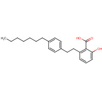 1243583-85-8 2-[2-(4-heptylphenyl)ethyl]-6-hydroxybenzoic acid chemical structure
