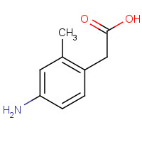 34841-55-9 2-(4-amino-2-methylphenyl)acetic acid chemical structure