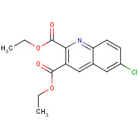 92525-74-1 diethyl 6-chloroquinoline-2,3-dicarboxylate chemical structure