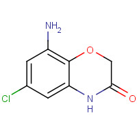 1042973-67-0 8-amino-6-chloro-4H-1,4-benzoxazin-3-one chemical structure