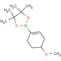1092938-92-5 2-(4-methoxycyclohexen-1-yl)-4,4,5,5-tetramethyl-1,3,2-dioxaborolane chemical structure