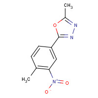 796070-74-1 2-methyl-5-(4-methyl-3-nitrophenyl)-1,3,4-oxadiazole chemical structure
