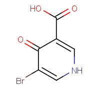 1052114-83-6 5-bromo-4-oxo-1H-pyridine-3-carboxylic acid chemical structure