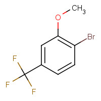 402-07-3 1-bromo-2-methoxy-4-(trifluoromethyl)benzene chemical structure