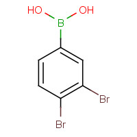 1228180-83-3 (3,4-dibromophenyl)boronic acid chemical structure