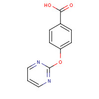 855423-33-5 4-pyrimidin-2-yloxybenzoic acid chemical structure
