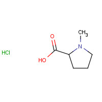 30727-22-1 1-methylpyrrolidine-2-carboxylic acid;hydrochloride chemical structure