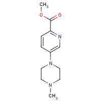 1035270-92-8 methyl 5-(4-methylpiperazin-1-yl)pyridine-2-carboxylate chemical structure