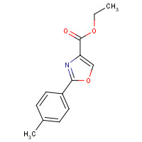 92029-41-9 ethyl 2-(4-methylphenyl)-1,3-oxazole-4-carboxylate chemical structure