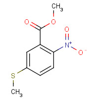 68701-33-7 methyl 5-methylsulfanyl-2-nitrobenzoate chemical structure