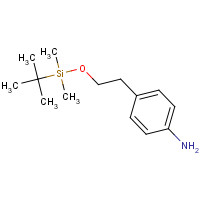 173901-21-8 4-[2-[tert-butyl(dimethyl)silyl]oxyethyl]aniline chemical structure
